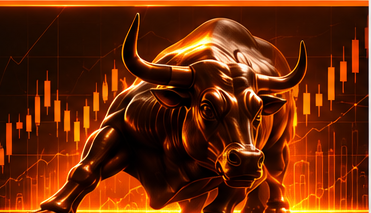 Grafico finanziario luminoso BORSASTORE